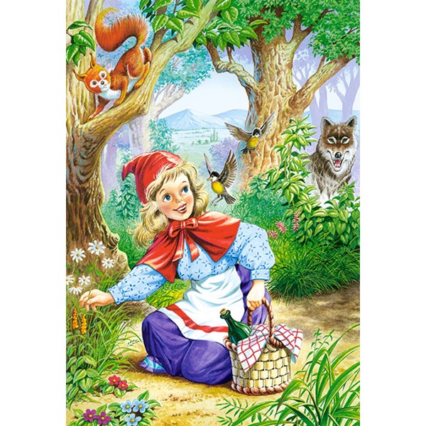 Castorland (B-06625) - "Rotkäppchen" - 60 Teile Puzzle