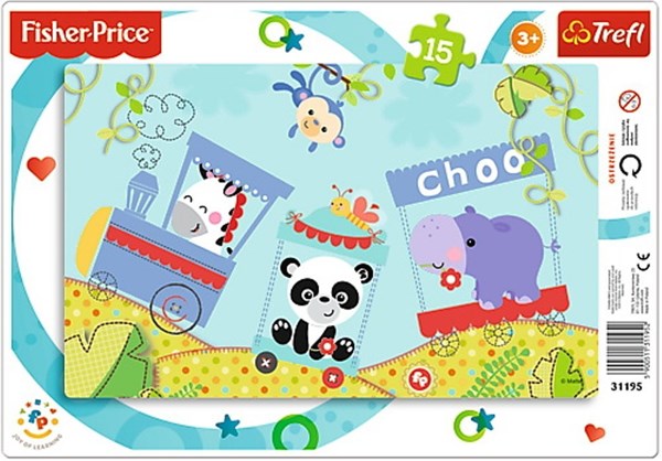 Trefl (31195) - "Der Zug der Tiere" - 15 Teile Puzzle