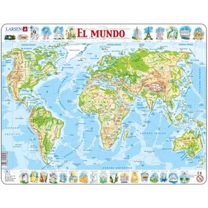 Larsen (K4-ES) - "El Mundo - ES" - 80 Teile Puzzle