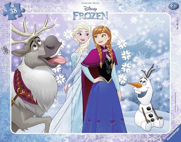 Ravensburger (06141) - "Frame Jigsaw Puzzle - Frozen" - 38 Teile Puzzle