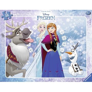 Ravensburger (06141) - "Frame Jigsaw Puzzle - Frozen" - 38 Teile Puzzle