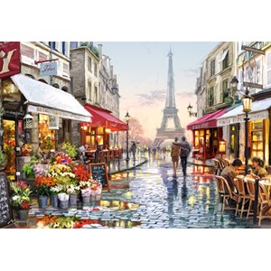 Castorland (C-151288) - Richard Macneil: "Blick auf den Eiffelturm" - 1500 Teile Puzzle