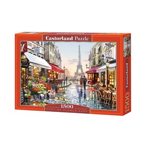 Castorland (C-151288) - Richard Macneil: "Blick auf den Eiffelturm" - 1500 Teile Puzzle