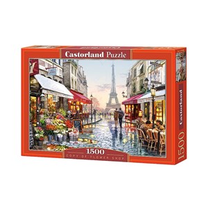 Castorland (C-151288) - Richard Macneil: "Blick auf den Eiffelturm" - 1500 Teile Puzzle