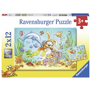 Ravensburger (07603) - "Tauchabenteuer" - 12 Teile Puzzle