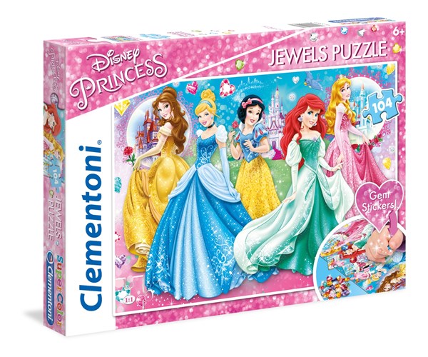 Clementoni (20077) - "Disney Princesses" - 104 Teile Puzzle