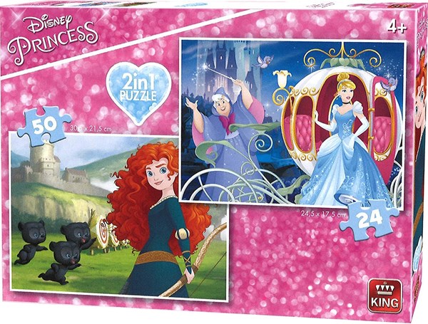King International (05416) - "Disney Princess" - 24 50 Teile Puzzle