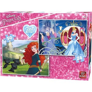 King International (05416) - "Disney Princess" - 24 50 Teile Puzzle