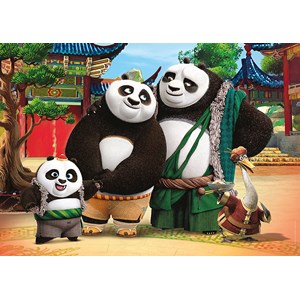 Clementoni (24475) - "Kung Fu Panda 3, Pandafamilie" - 24 Teile Puzzle