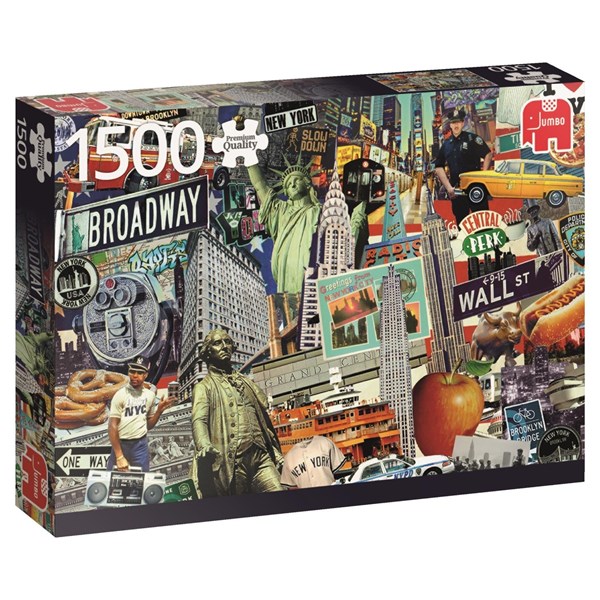 Jumbo (18376) - "Best of… New York" - 1500 Teile Puzzle