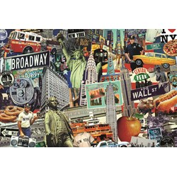 Jumbo (18376) - "Best of… New York" - 1500 Teile Puzzle