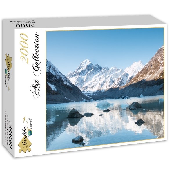 Grafika (02084) - "Aoraki Mount Cook, New Zealand" - 2000 Teile Puzzle