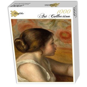 Grafika (01904) - Pierre-Auguste Renoir: "Head of a Young Girl, 1890" - 1000 Teile Puzzle