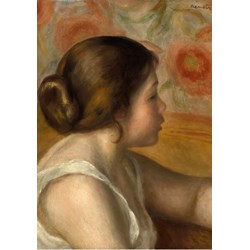 Grafika (01904) - Pierre-Auguste Renoir: "Head of a Young Girl, 1890" - 1000 Teile Puzzle