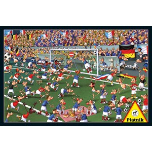 Piatnik (537349) - François Ruyer: "Fußball" - 1000 Teile Puzzle