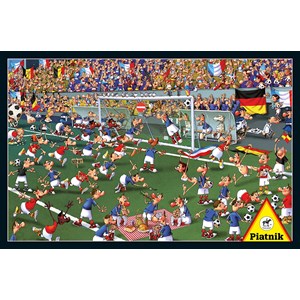 Piatnik (537349) - François Ruyer: "Fußball" - 1000 Teile Puzzle