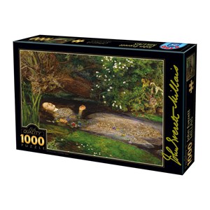 D-Toys (73815-1) - John Everett Millais: "Ophelia" - 1000 Teile Puzzle