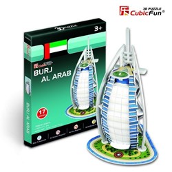 Cubic Fun (S3007H) - "Burj Al Arab" - 17 Teile Puzzle