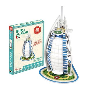 Cubic Fun (S3007H) - "Burj Al Arab" - 17 Teile Puzzle
