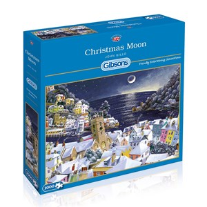Gibsons (G6198) - John Gillo: "Vollmond am Weihnachtsabend" - 1000 Teile Puzzle
