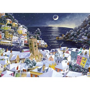 Gibsons (G6198) - John Gillo: "Vollmond am Weihnachtsabend" - 1000 Teile Puzzle