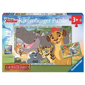 Ravensburger (07599) - "Lion Guard, Beschützer des Königreichs" - 12 Teile Puzzle