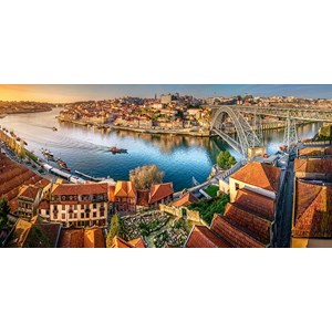 Castorland (C-400232) - "Panoramablick auf Porto" - 4000 Teile Puzzle