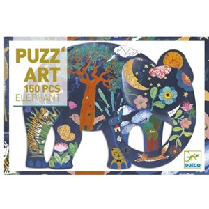 Djeco (07652) - "Elefant" - 150 Teile Puzzle