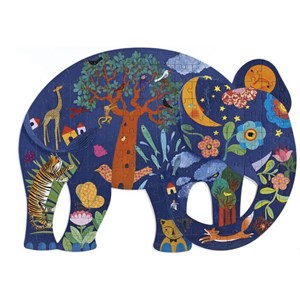 Djeco (07652) - "Elefant" - 150 Teile Puzzle