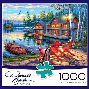 Buffalo Games (11241) - Darrell Bush: "Loon Lake" - 1000 Teile Puzzle