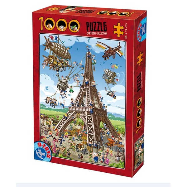 D-Toys (61218-CC11) - "Eiffelturm, Paris" - 1000 Teile Puzzle