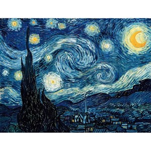 Puzzle Michele Wilson (W94-50) - Vincent van Gogh: "Sternennacht" - 50 Teile Puzzle
