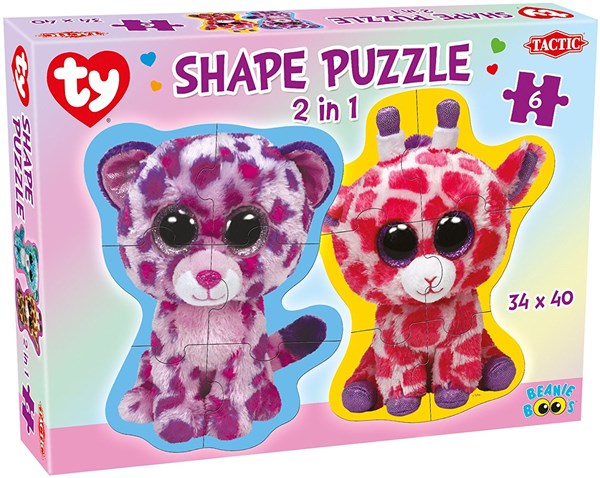 Tactic (53287) - "Ty Beanie Boos" - 6 Teile Puzzle
