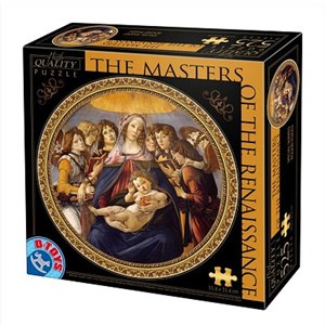 D-Toys (66985-TM01) - Sandro Botticelli: "Madonna della Melagra" - 525 Teile Puzzle