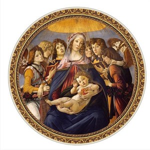 D-Toys (66985-TM01) - Sandro Botticelli: "Madonna della Melagra" - 525 Teile Puzzle