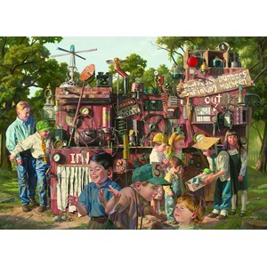 Eurographics (8000-0445) - Bob Byerley: "Die Schrumpfmaschine" - 1000 Teile Puzzle