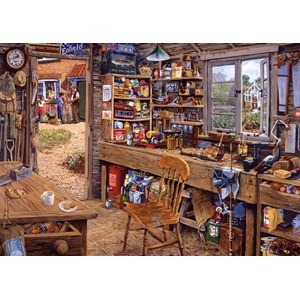 Ravensburger (14859) - "Dad's Shed" - 500 Teile Puzzle