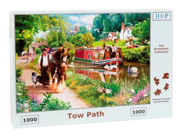The House of Puzzles (3695) - "Tow Path" - 1000 Teile Puzzle