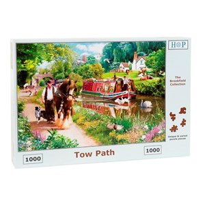 The House of Puzzles (3695) - "Tow Path" - 1000 Teile Puzzle