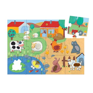Djeco (07117) - "Farm" - 20 Teile Puzzle