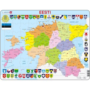 Larsen (K14-EE) - "Estland - EE" - 70 Teile Puzzle