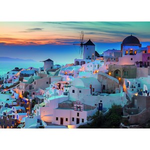 Ravensburger (19611) - "Abend über Santorini" - 1000 Teile Puzzle
