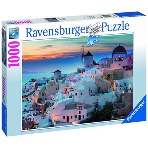 Ravensburger (19611) - "Abend über Santorini" - 1000 Teile Puzzle