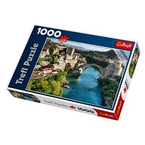 Trefl (10383) - "Stadt Mostar in Bosnien und Herzegowina" - 1000 Teile Puzzle