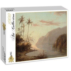 Grafika (02016) - Camille Pissarro: "Creek in St. Thomas, Virgin Islands, 1856" - 1000 Teile Puzzle