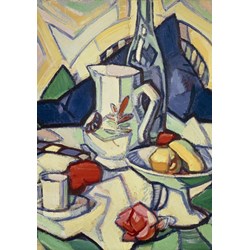 Grafika (01175) - Samuel John Peploe: "Still Life, 1913" - 1000 Teile Puzzle