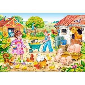 Castorland (B-40087) - "Bauernhof" - 40 Teile Puzzle