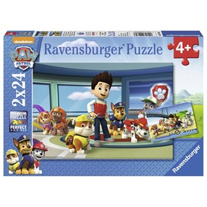 Ravensburger (09085) - "Hilfsbereite Spürnasen" - 24 Teile Puzzle