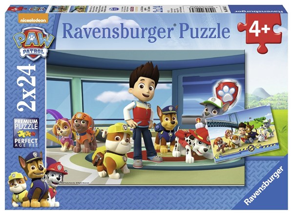 Ravensburger (09085) - "Hilfsbereite Spürnasen" - 24 Teile Puzzle