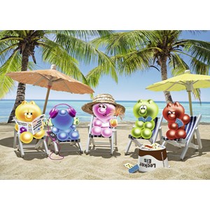 Ravensburger (19701) - "Gelinis im Sommerurlaub" - 1000 Teile Puzzle